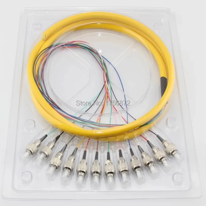 

12 Core ST 1.5M Single Pigtail Fiber Optic Pigtail
