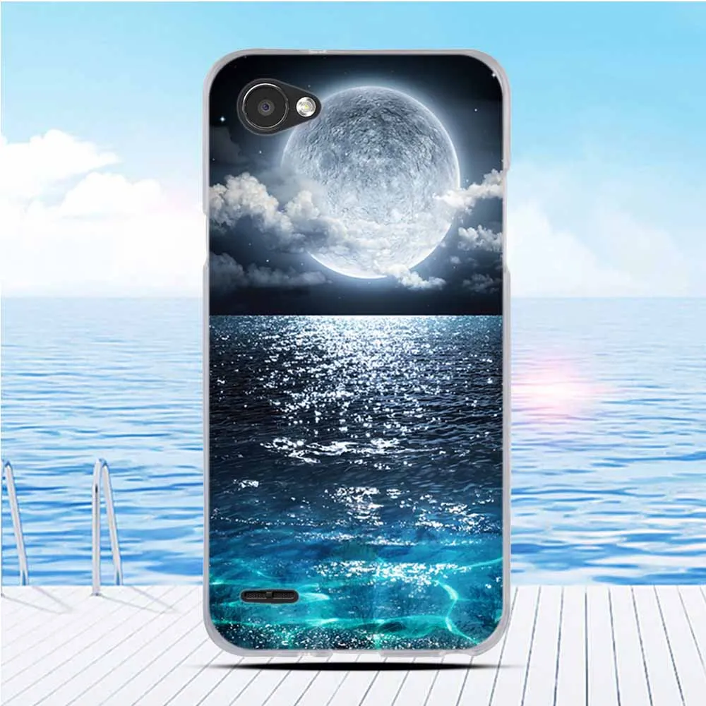 Soft TPU FOR Capa LG Q6 Case Cover Painted Phone Q6A Alpha M700 Plus X600 Back Protective | Мобильные телефоны и