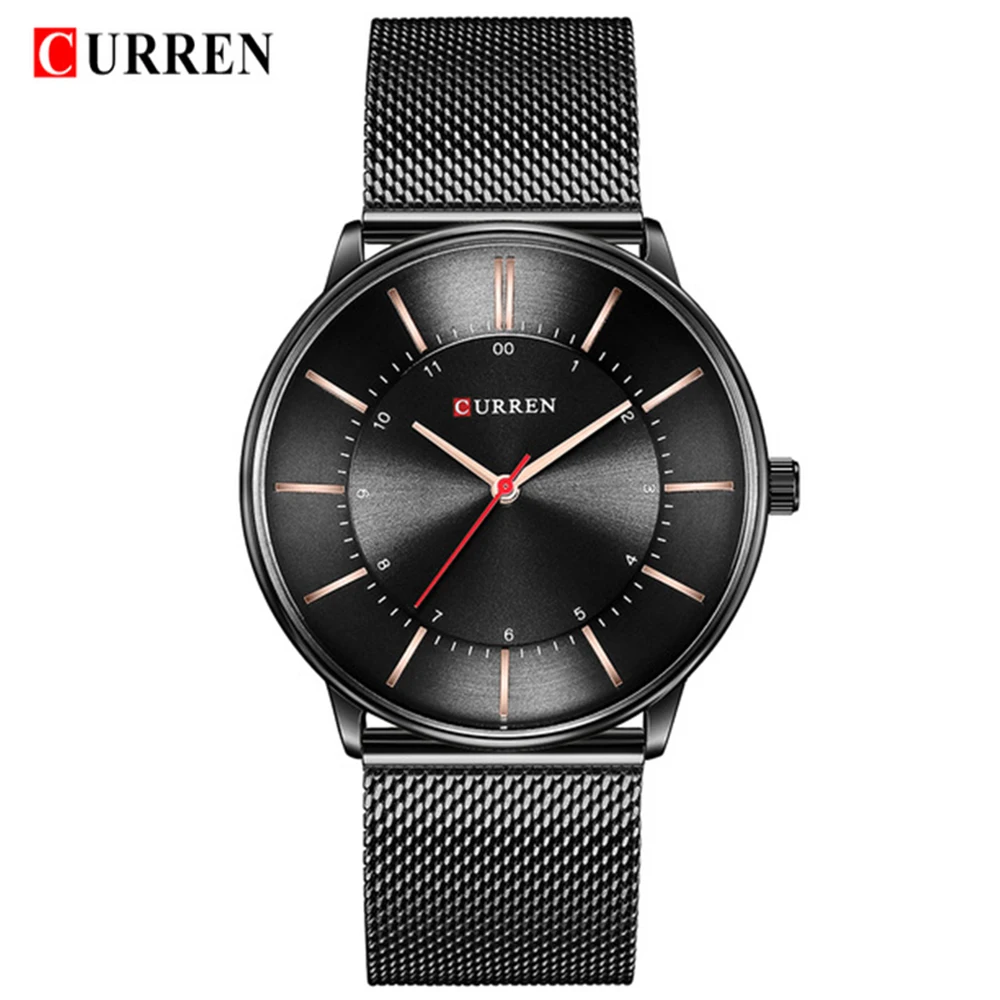 Новинка Curren 8303 кварцевые часы для мужчин простой стиль Бизнес Мужские Топ бренд