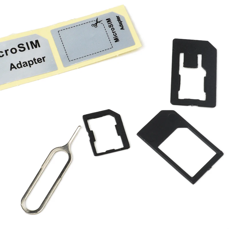 Ультратонкий адаптер из поликарбоната 3 в 1 Micro Standard для SIM карты прочный