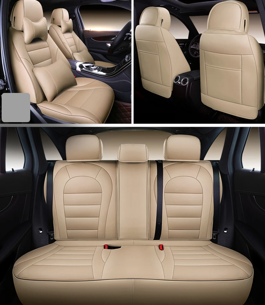 Чехлы для сидений автомобиля из воловьей кожи для toyota всех моделей toyota rav4 toyota corolla chr land cruiser prado
