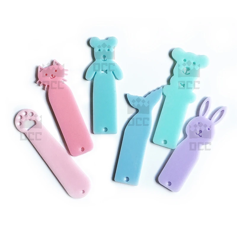 1 шт. наклейки для книг в форме медведя кролика или кота силиконовая форма