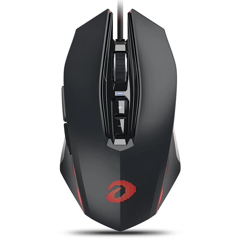 Black Оригинальная Проводная игровая мышь Dareu EM925 PRO 10800 dpi, 7-deep Регулируемая оптическая мышь PMW3336, светильник дыхания двигателя - Цвет: Black