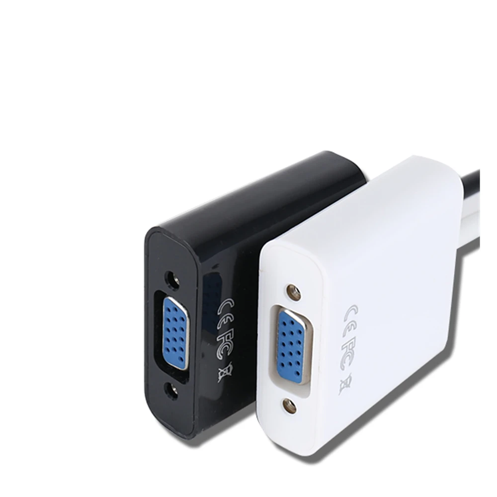 Адаптер HDMI совместимый папа VGA RGB мама видеопреобразователь адаптер 1080P для ПК