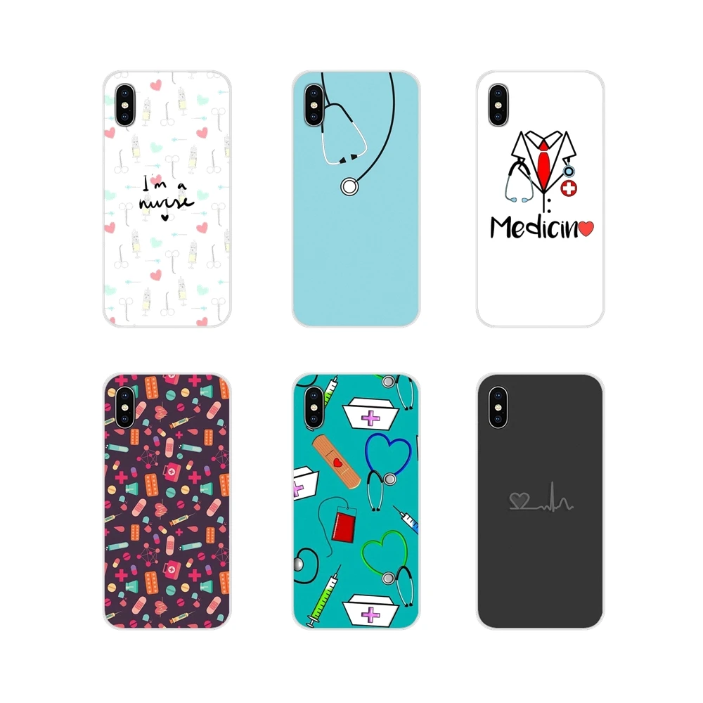 Накладка из ТПУ для Huawei Nova 2 3 2i 3i Y6 Y7 Y9 Prime Pro GR3 GR5 2017 2018 2019 Y5II Y6II медсестры