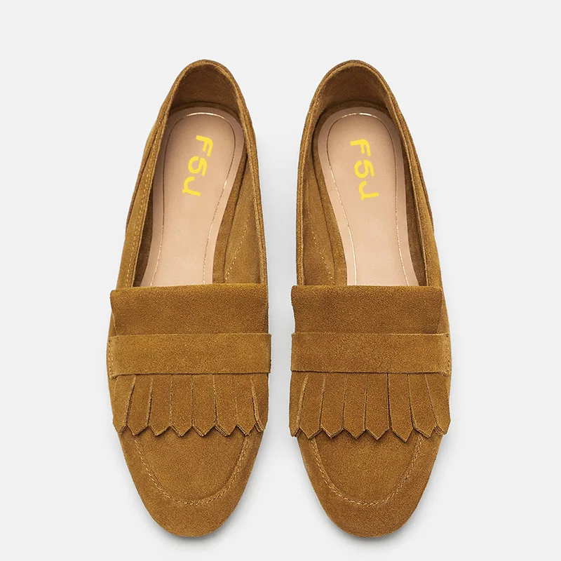 FSJ/Новая модная Желтая Мягкая Обувь с узкими лентами лоферы повседневная