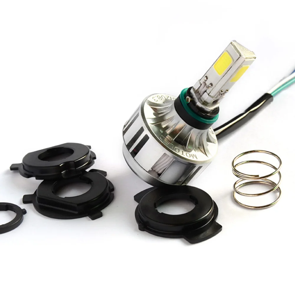 Универсальный мотоцикл велосипед автомобиль H4 луч светодиодные фары лампа 40 Вт