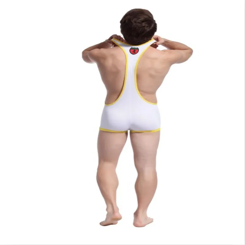 2015 новое поступление мужские подтяжки борцовское трико нижнее белье сексуальное