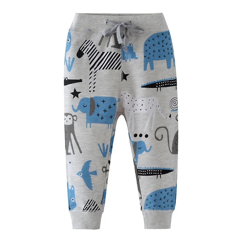 Длинные брюки для мальчиков и девочек с аппликацией или принтом|Брюки| |