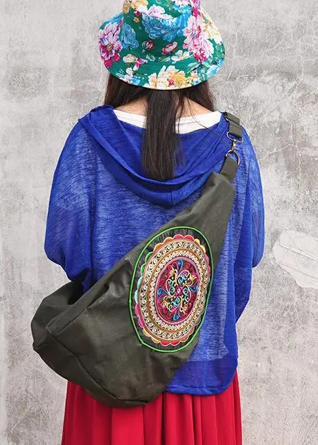 

1pcs/lot Ladies Crossbody Bags Women Chest Pack Female Casual Women's Small Chest bag cotton Single Shoulder Bag