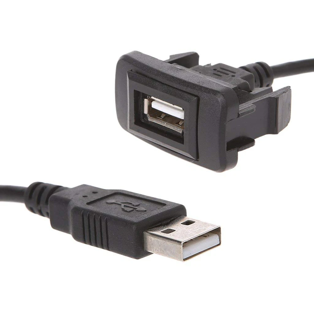 USB адаптер Biurlink для подключения кабеля к порту 12 24 В шнур зарядный Toyota VIGO