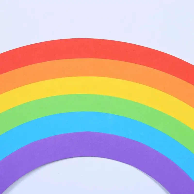 2Pcs/Set 3D Sponge Rainbow Wall Sticker For Kids Room DIY Window Background Decals Home Bedroom Nursery Decor | Дом и сад