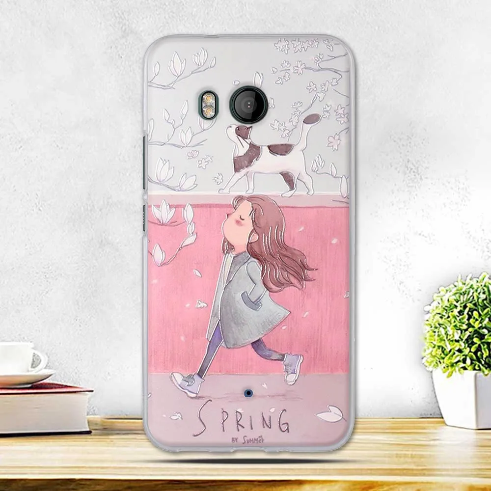 Роскошный чехол с принтом для HTC U 11 5 дюйма мягкий силиконовый из ТПУ u телефона htc