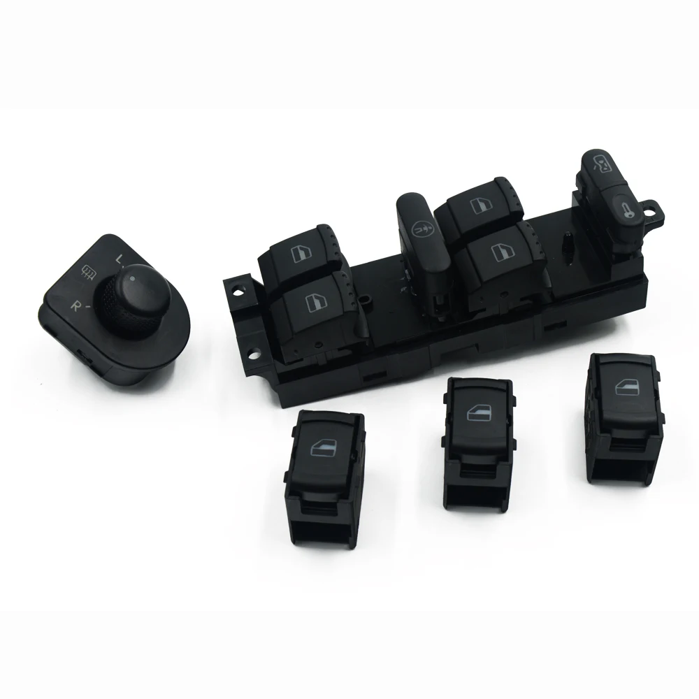5 шт. переключатель окна кнопка переключения зеркала для VW JETTA GOLF MK4 POLO BORA Passat B5 BEETLE