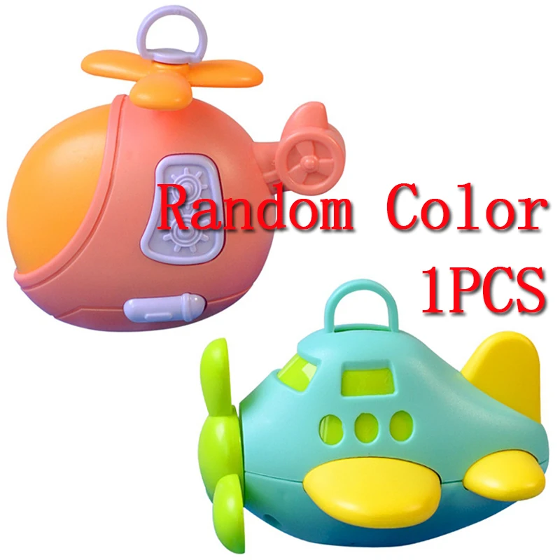 Random color 1pcs Для малышей и детей постарше игрушка Пластик погремушки с трёхмерными чертёжами раннего познание в процессе обучения Детские игрушки для возраста от 0 до 12 месяцев кроватка Подвеска "тележка" погремушка случайный 1 шт - Цвет: Random color 1pcs