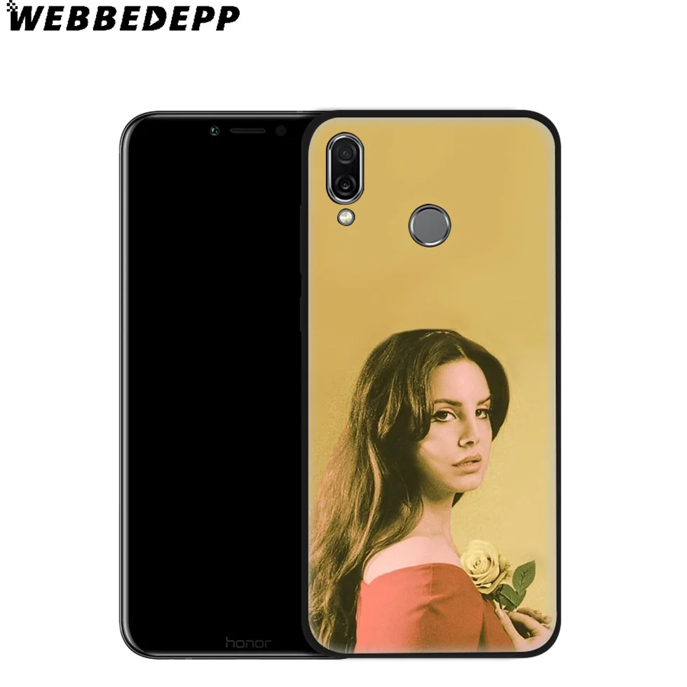 Мягкий чехол WEBBEDEPP Lana Del Rey Singer для Huawei P8 P9 P10 P20 P30 Lite Pro P Smart Z Plus 2019 Y6 Prime 2018 2017 Mini |