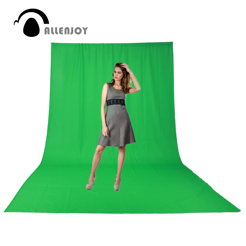 Allenjoy Hromakey muslin chromakey зеленый экран фон для профессиональной фотостудии пленка