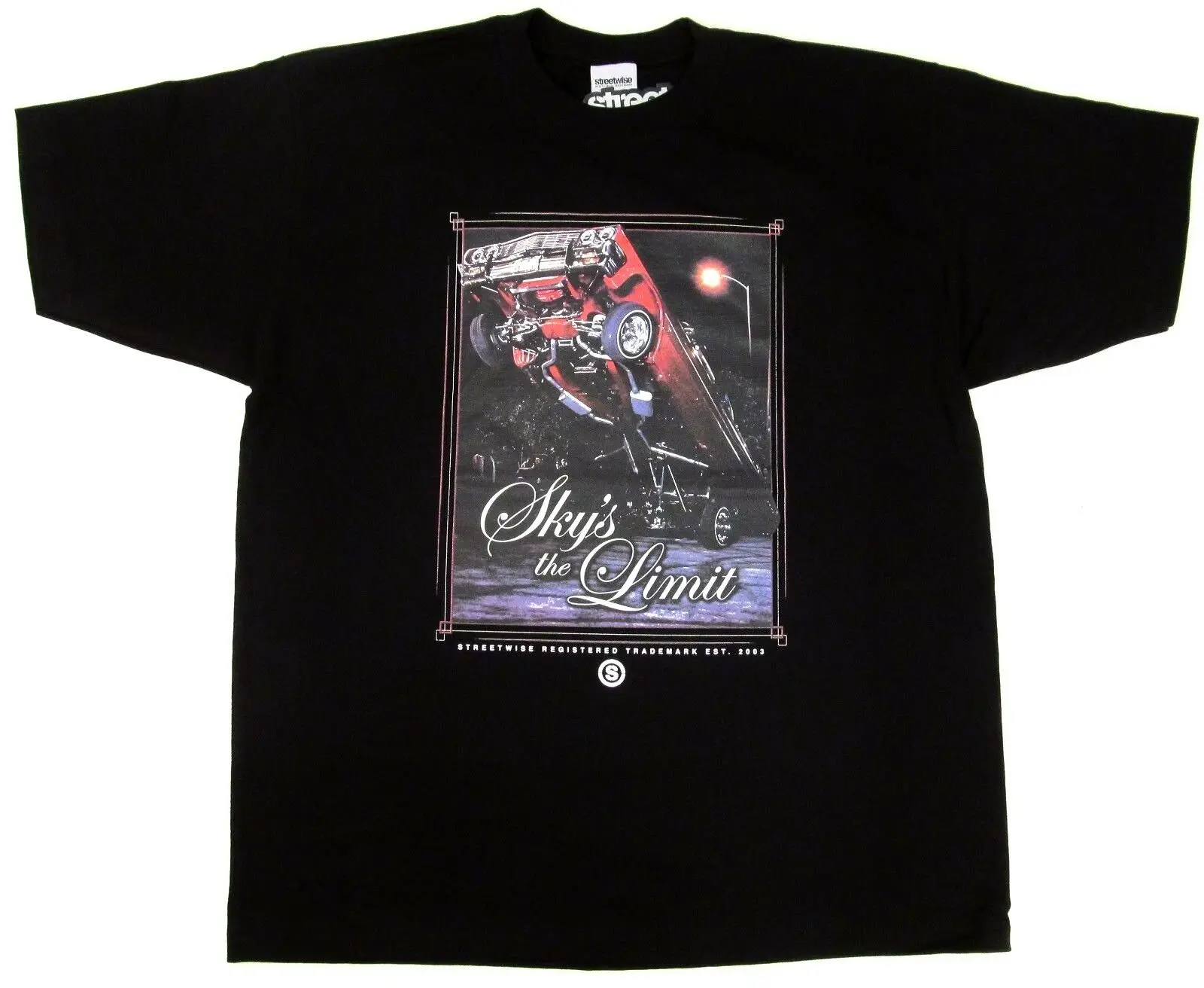 STREETWISE LOWLIFE футболка LOWRIDER Car Tee Мужская Черная Новинка|Мужские футболки| |
