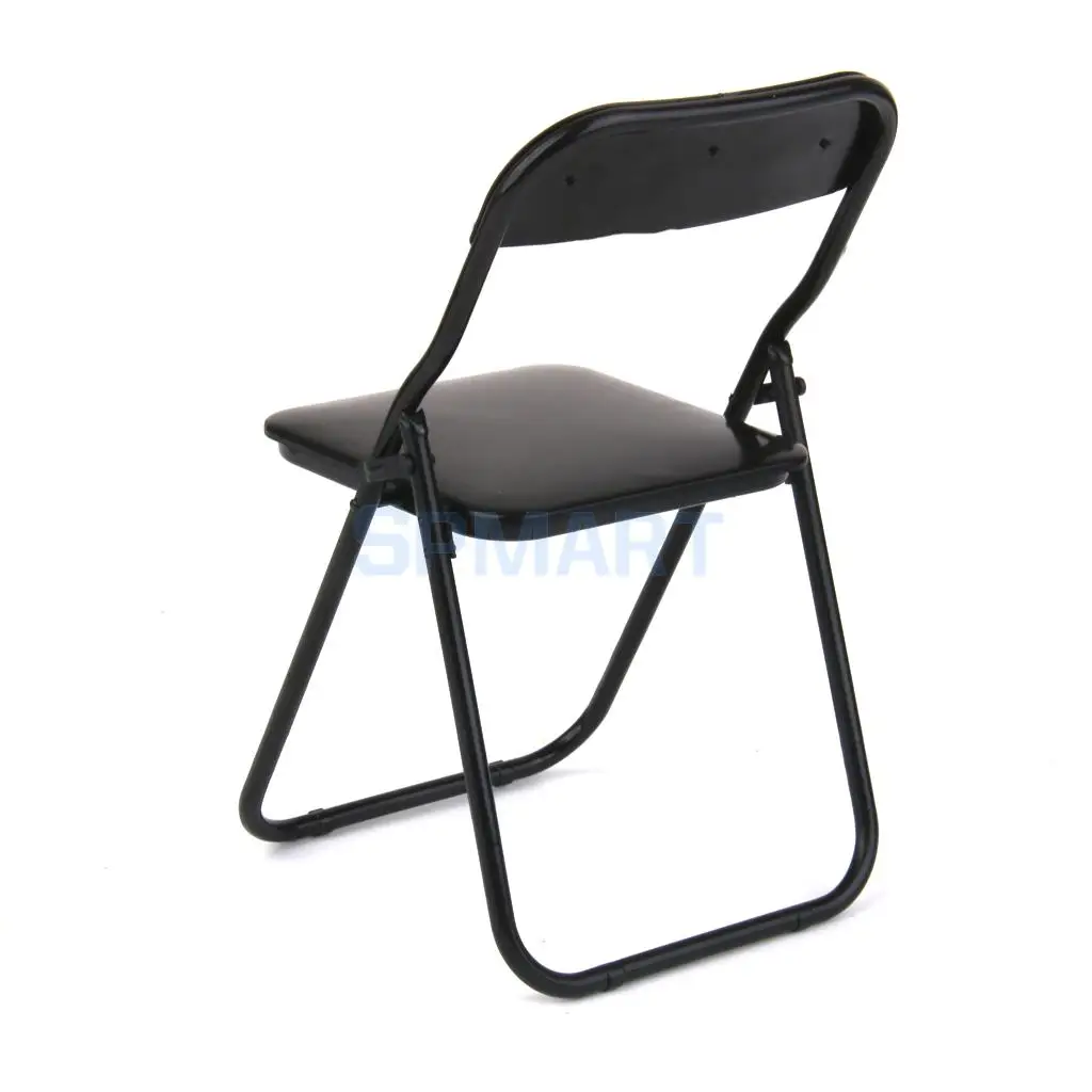 MagiDeal Folding Chair for 1/6 12'' Soldiers Action Figure Dolls Acc Dollhouse Garden Furniture Decor Model Toy 3Colors |