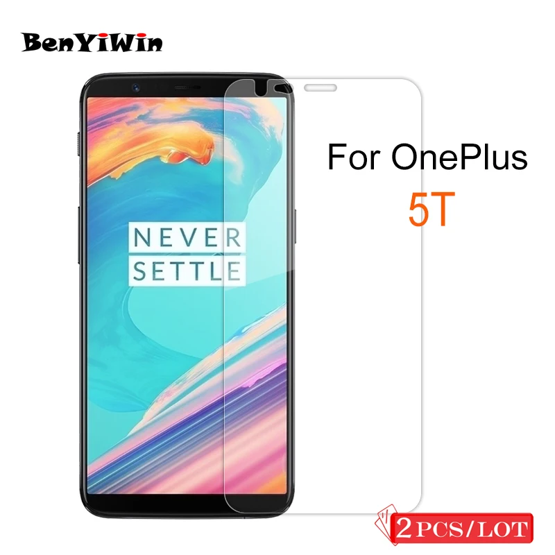 Закаленное стекло для OnePlus 5T 1 + 2 шт.|Защитные стёкла и плёнки телефонов| |