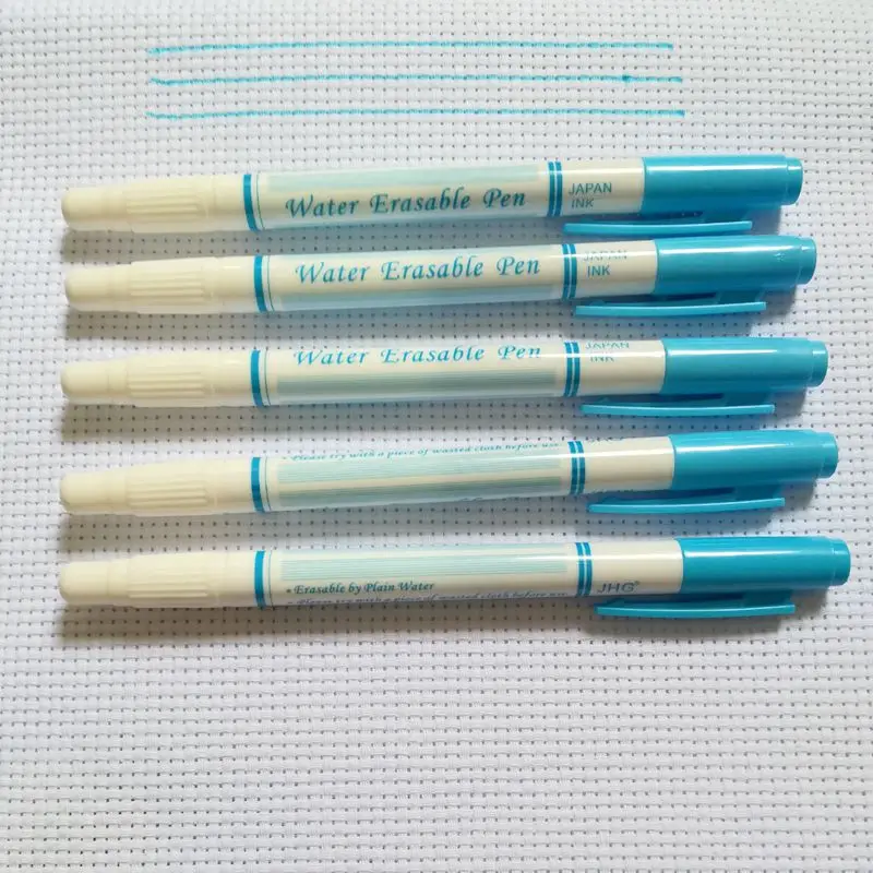 5 Blue Eraser JHG две головы розовая ткань краска маркер с ластиком воздушный стираемый маркер ручка для Мел для шитья ручка одежда маркировка ткань Краска Ручка - Цвет: 5 Blue Eraser