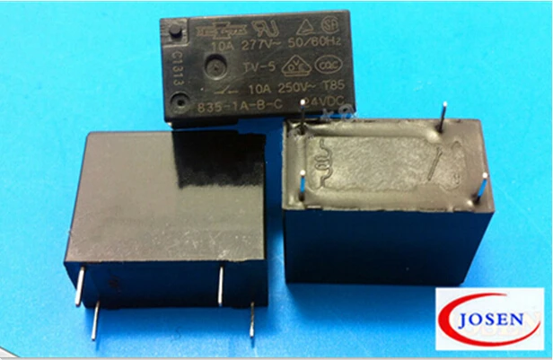 

Реле 835-1A-B-C-24VDC 835-1A-B-C 24VDC 8351ABC 835-1A-B 835-1A 24VDC 10A DIP4 20 шт./лот