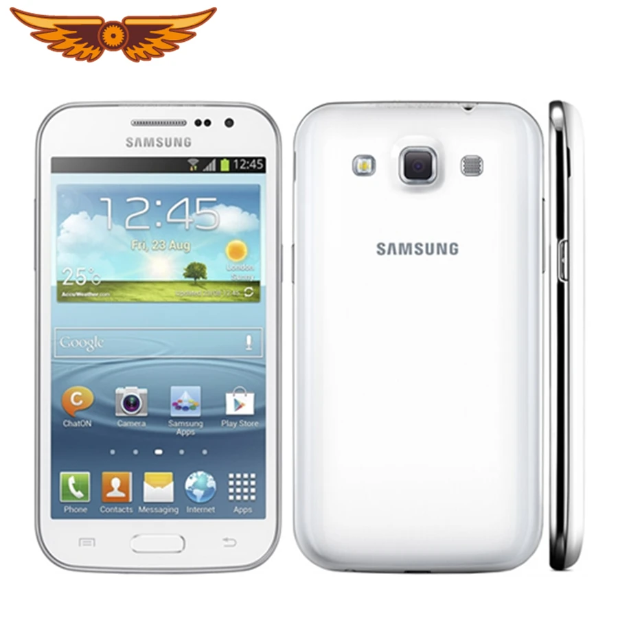 Оригинал Samsung galaxy win duos I8552 сотовый телефон Android 4 Гб ROM Wi Fi GPS Quad Core 7 &quotтачскрин