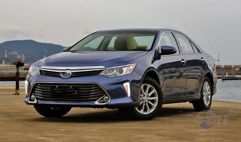 Автомобильный мигающий 1 комплект drl для Toyota Camry 2015 2016 2017 светодиодный DRL дневные