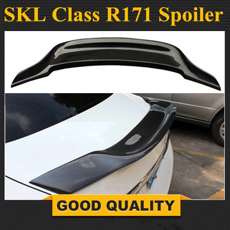 SLK класса R171 модель углеродного волокна черный глянец стиль Renntech задний багажник