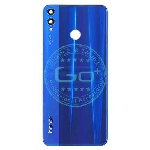 Оригинальная задняя крышка для Honor 8X+ стеклянная линза для камеры Honor View 10 Lite задняя крышка Корпус Замена двери Ремонт Запасные части - Цвет: Blue