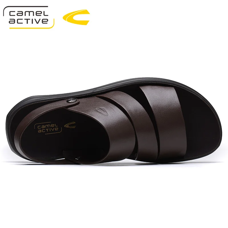 Босоножки Camel Active мужские из спилка модные сандалии Повседневная пляжная обувь