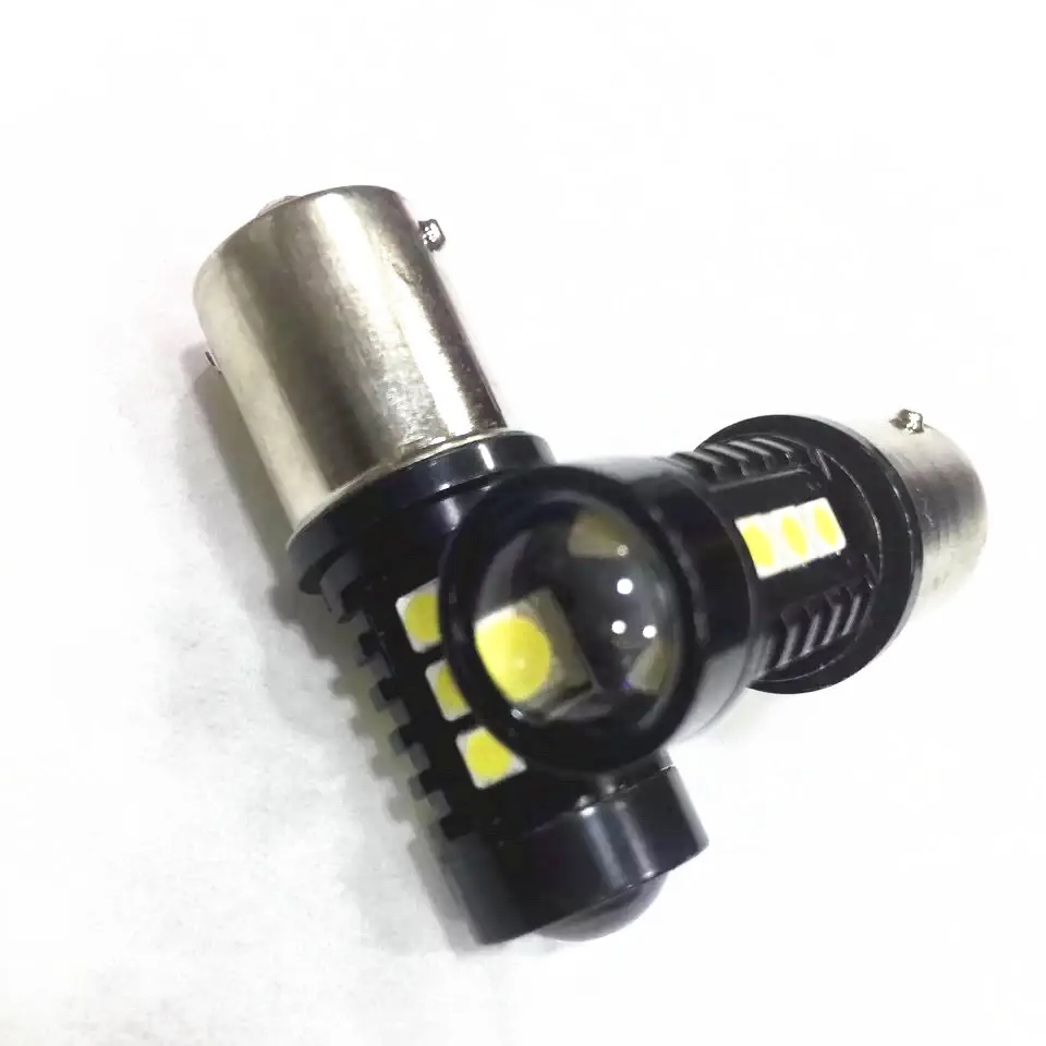 2017 T20/T25 15 Вт 1156 1157 3030 15SMD 15LED 12В-24В безэлектродный неполярный постоянный CC ток