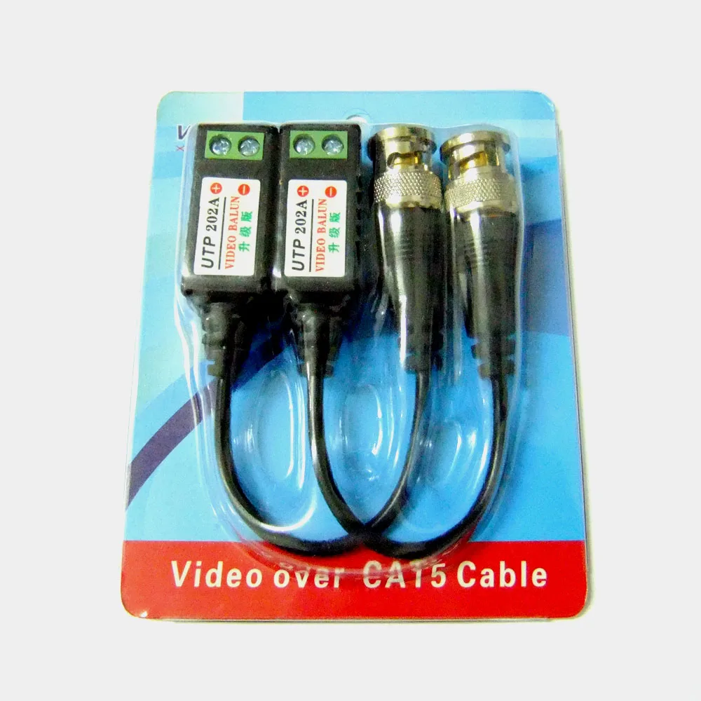 UTP202A Video Balun одноканальный телефон с кабелем CAT5 CCTV s502|t5 cable|cctv cablecctv video cable |