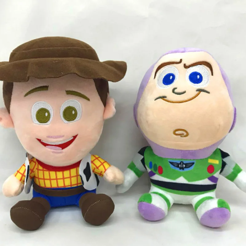 20cm 6pcs/lot Toy Story 4 Woody& Buzz Lightyear Forky Bunny&Ducky Plush Toy Doll Soft Stuffed Birthday Christmas Toys for Child