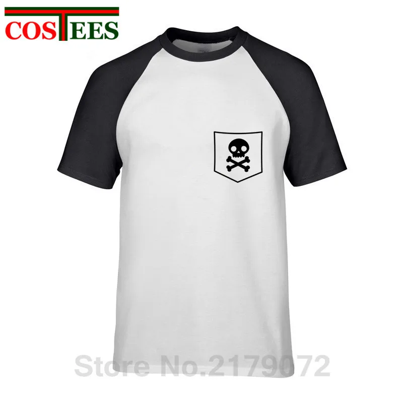Pocket Goonies T shirts men Never say die Tees The goonies of astoria T-shirt pirate Skeleton tshirt one piece king shirt | Мужская