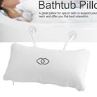 Удобная противоскользящая подушка для ванны, подушка для спа, ванной, мягкий подголовник, присоска, аксессуары