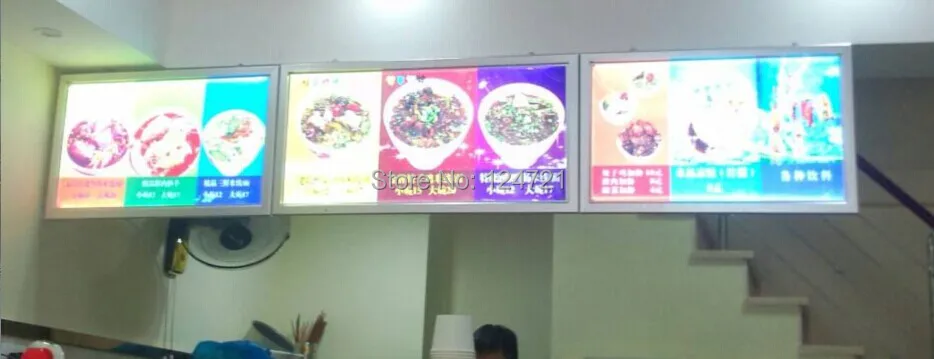 LED Aluminium Profile Picture Frame a1,Super Slim Lighted LED Advertising Menu Board 2014 New Invention