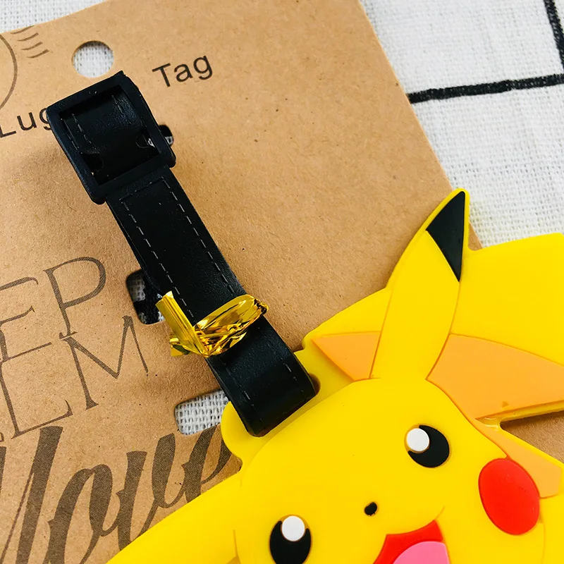 Аниме Покемон брелок ПВХ мужской брелок Пикачу Poke Ball багажная бирка ребенок посадочный талон милый забавный мультфильм женский брелок подарок
