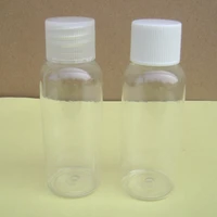 100pcs 30ml ordinary cap wholesale sub bottling cap cover cosmetic points bottling clear 1oz plastic pet bottle