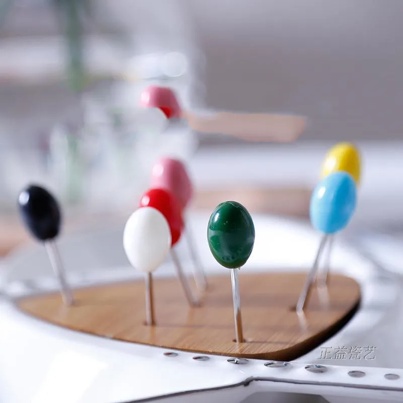 Поднос для фруктового поддона с 3 ячейками креативные керамические тарелки