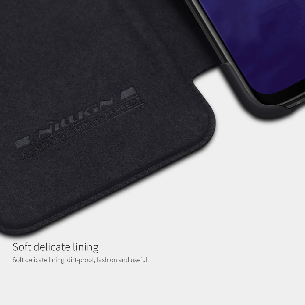 Для OnePlus 7 Pro 6 5T чехол NILLKIN Qin Бизнес Флип кожаный чехол слот для карт задняя крышка для OnePlus 7 Pro 6 5T Nilkin чехол для телефона
