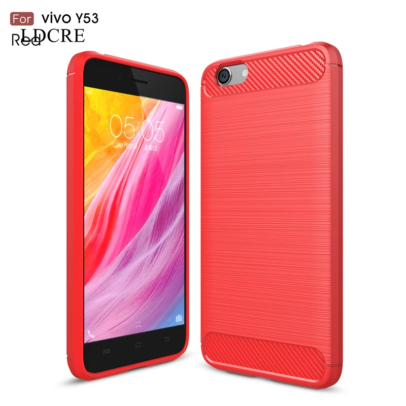 Чехол для BBK Vivo Y53 силиконовый резиновый мягкий чехол Coque Fundas телефона LDCRE |