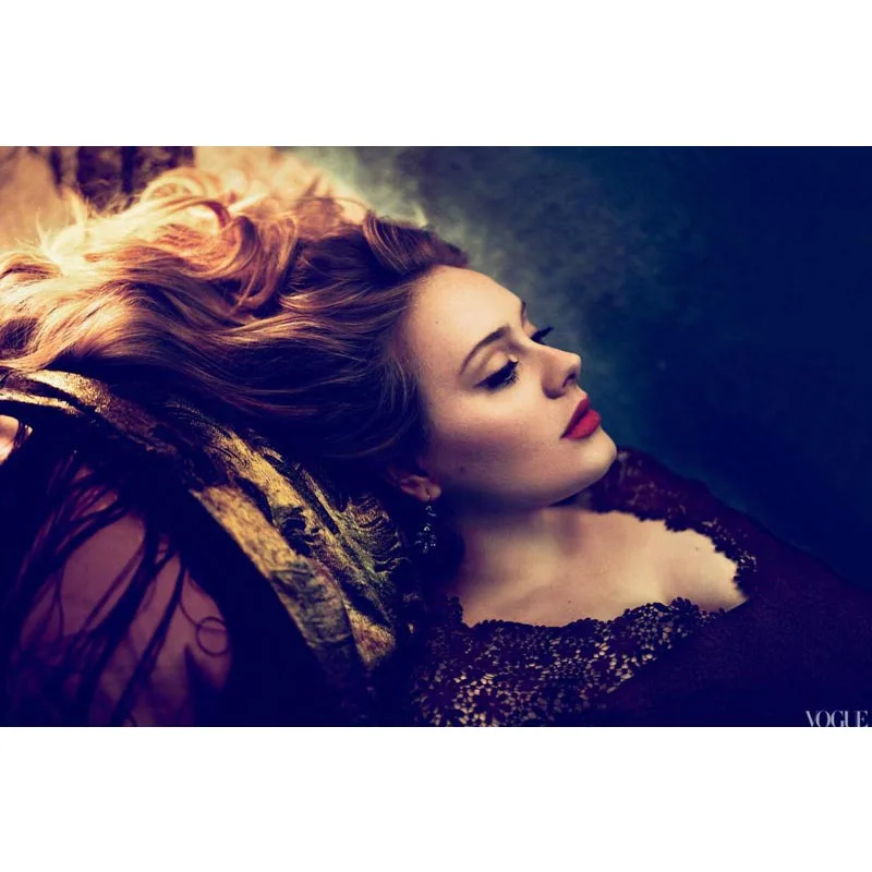 Красивый постер на заказ Adele домашний декор тканевые постеры лучший подарок