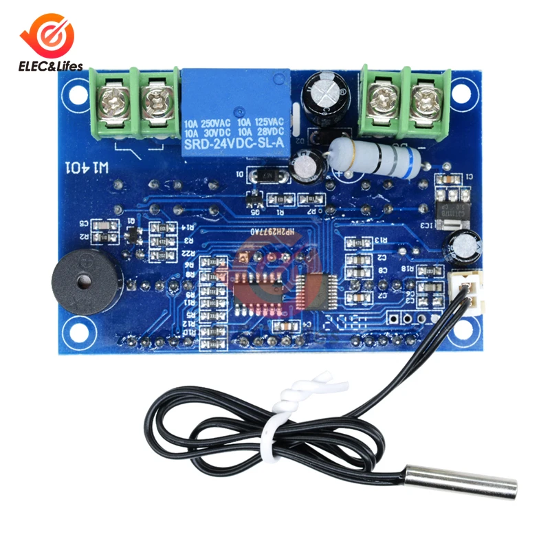 Фото Цифровой регулятор температуры постоянного тока 12 В 24 светодиодный Цифровой регулятор температуры постоянного тока 12 В 24 светодиодный