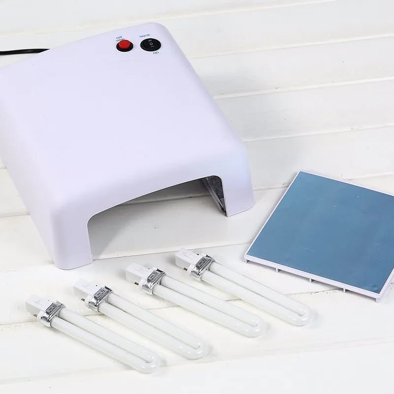 Бесплатная доставка Высокое качество 36 Вт УФ-лампы 220 В ЕС Plug лампы ногтей