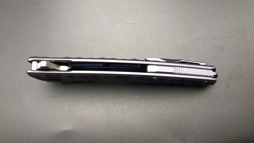 Второе производство синий Maxace Corvus I M390 атласный подшипник компактный походный нож