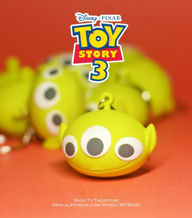 Disney Toy Story 3 Buzz Lightyear Woody Alien версия 4 см ПВХ фигурки куклы детские игрушки модель для