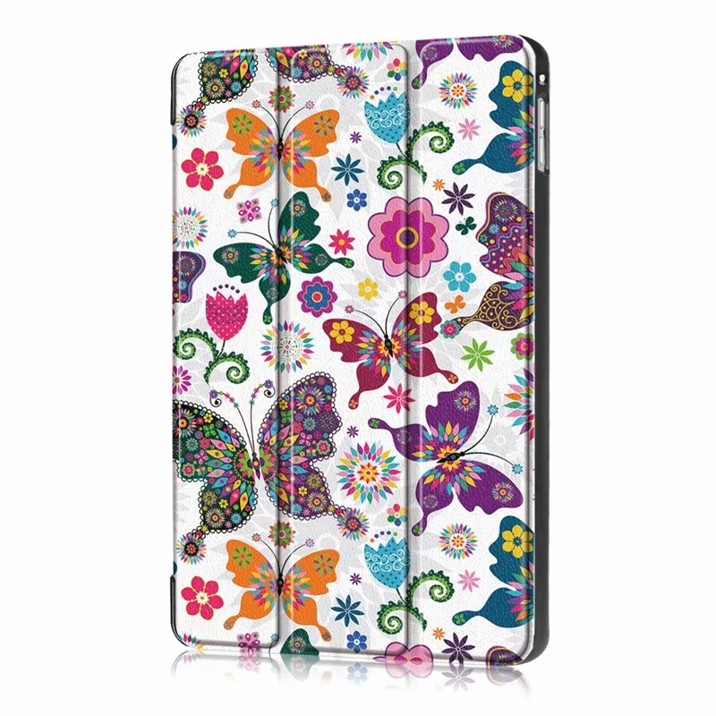 Для новых 2019 ipad mini 5 7 9 дюйма Чехол 4 &quotтри раза сзади из искусственной кожи Smart Cover