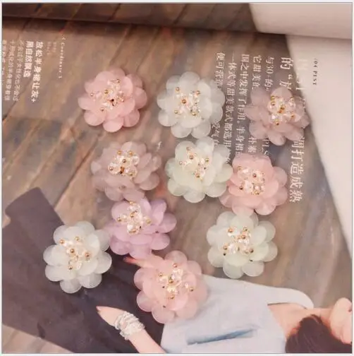 Новый дизайн 30 шт./лот украшение с белым горным хрусталем желеобразный Цвет 3D