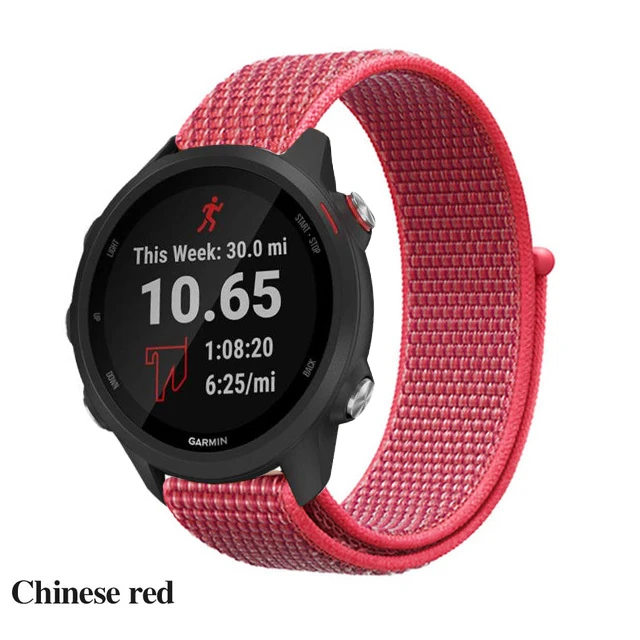 Нейлоновый ремешок-петля для Garmin Forerunner 245 M/Garmin vivoactive 3 Forerunner 645, Смарт-часы, браслет, ремешок для часов